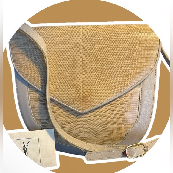 Yves Saint Laurent Leather Shoulder Bag & dust bag - Picture 9 of 13